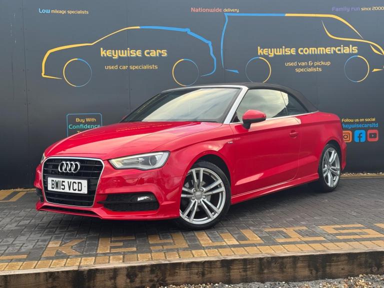 2015 Audi A3 2.0 TDI S Line 2dr CONVERTIBLE DIESEL Manual
