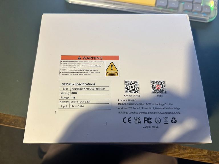 Beelink Ser 9 Pro Mini PC Ryzen AI 9 365, 1TB + Nuphy kick75 and Alienware mouse