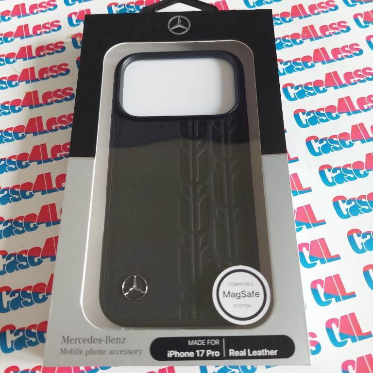 New Mercedes-Benz iPhone 17 Pro MagSafe Real Leather Case