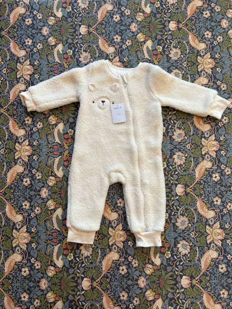 Baby Teddy Fleece All-in-One