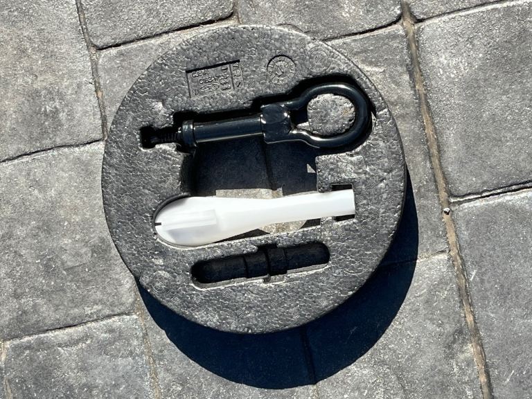 Fiesta spare wheel foam spacer .