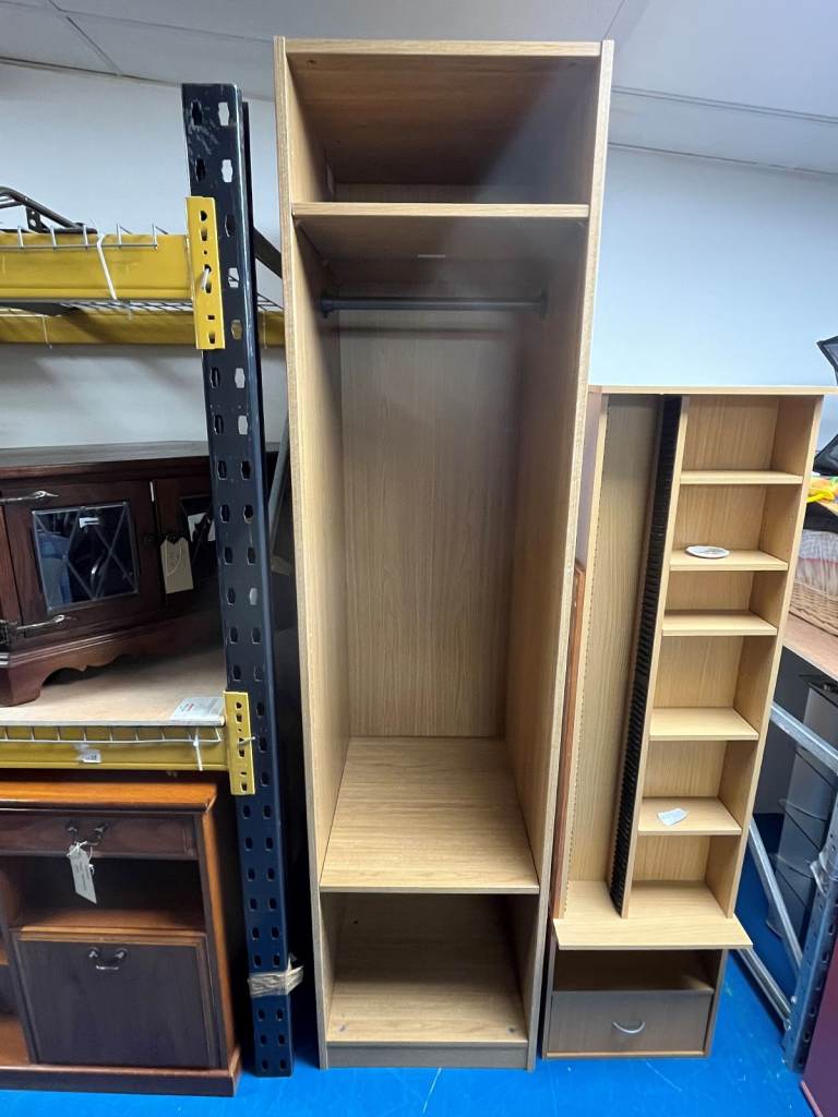 Tall Single Open Wardrobe TCL Reuse 104176