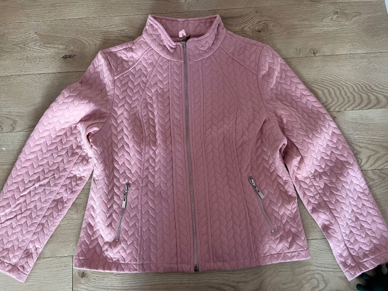Pink zip up Jacket  new without tags