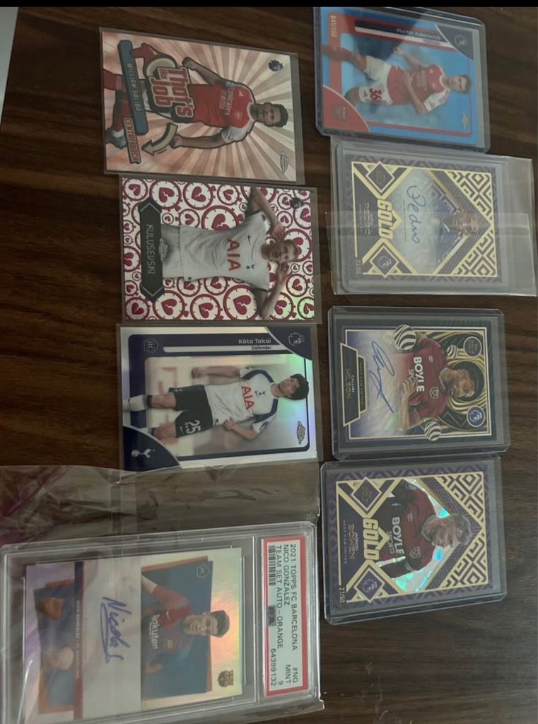 Football and Disney Pixar Collectible Cards 