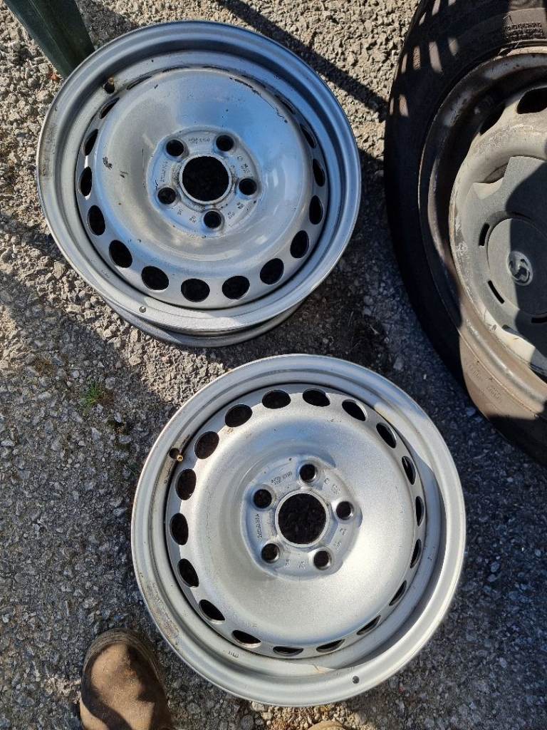 2x clean Vw Crafter Man tge Or Transporter T5 T6 steel 16inch wheel Rims