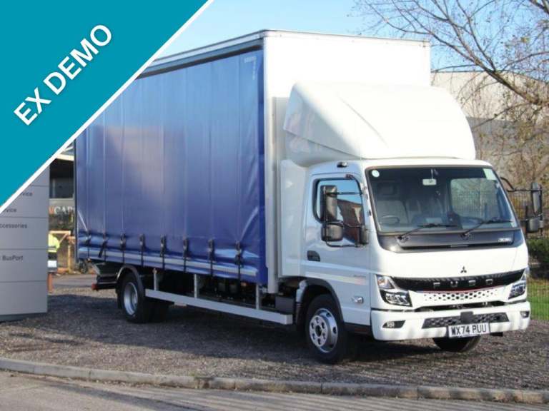 2024 FUSO Canter 7C18E CURTAIN SIDED Electric Automatic