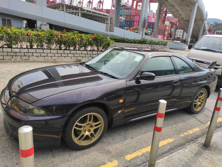 Nissan skyline gtr r33 BCNR33 95 v spec midnight purple