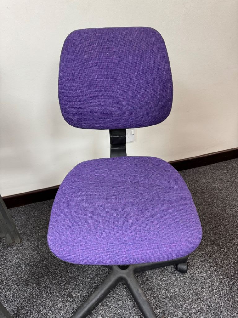 Purple office chair for collection Telford