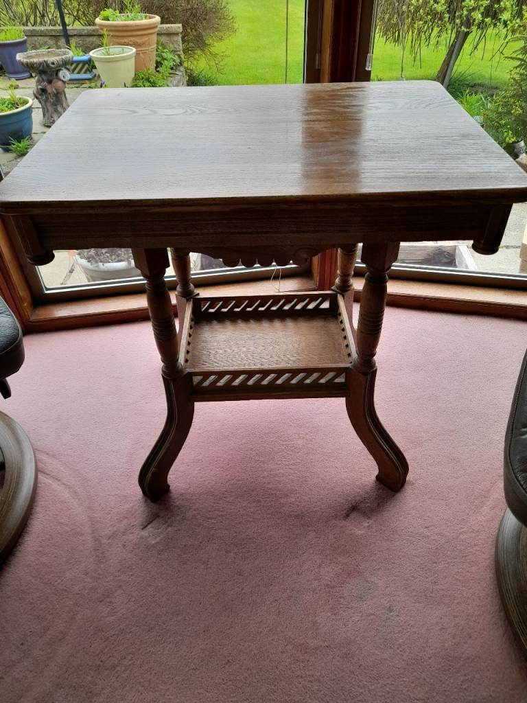 Good Condition Brown Wooden Side Table