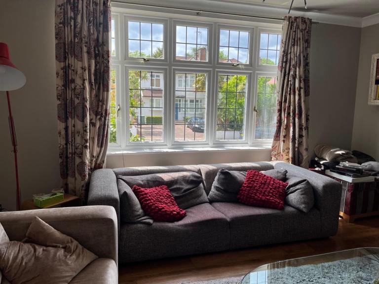 Pair of Large Osborne & Little Designer Curtains 240x300cm – £350 ONO