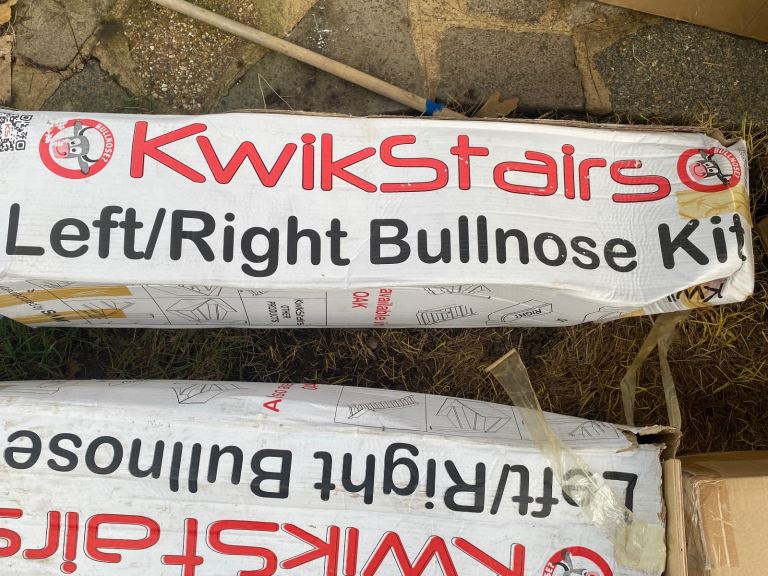 Kwickstairs left/right bullnose kit bargain £100