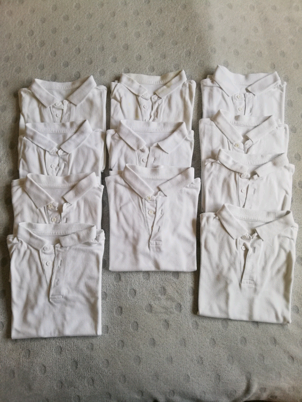 School uniform polo shirts x11 