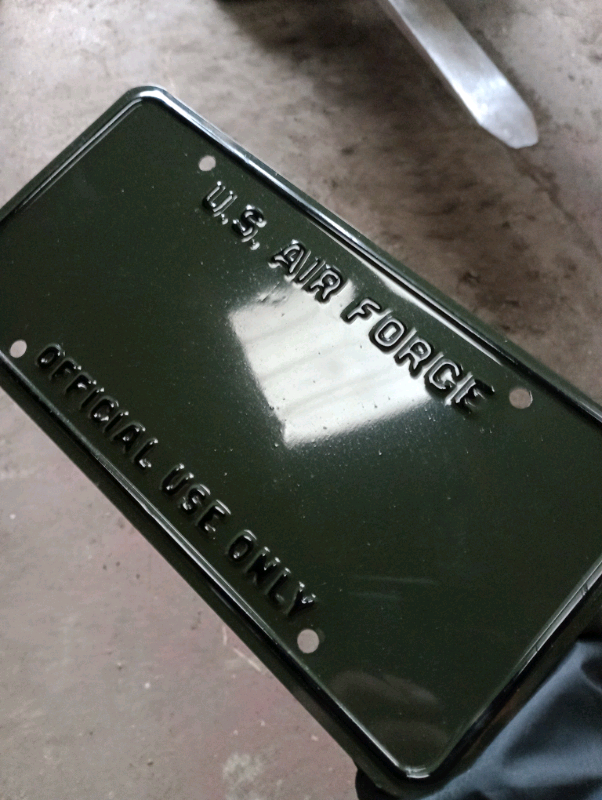 United States air force plates