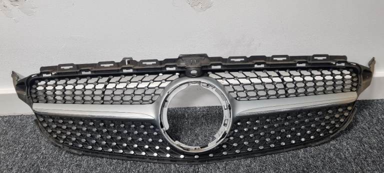 MERCEDES C CLASS W205 C205 A205 FRONT GRILL GENUINE DIAMOND RADAR CAMERA 2014-20