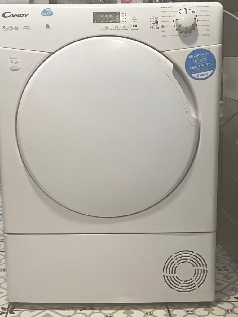 Easy to use 9kg candy tumble dryer