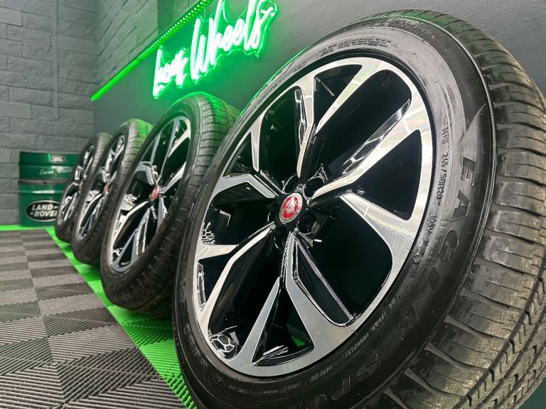Jaguar I Pace Evoque Freelander 2 20” Style 5068 Diamond Cut alloy wheels & 7mm+ Goodyears!
