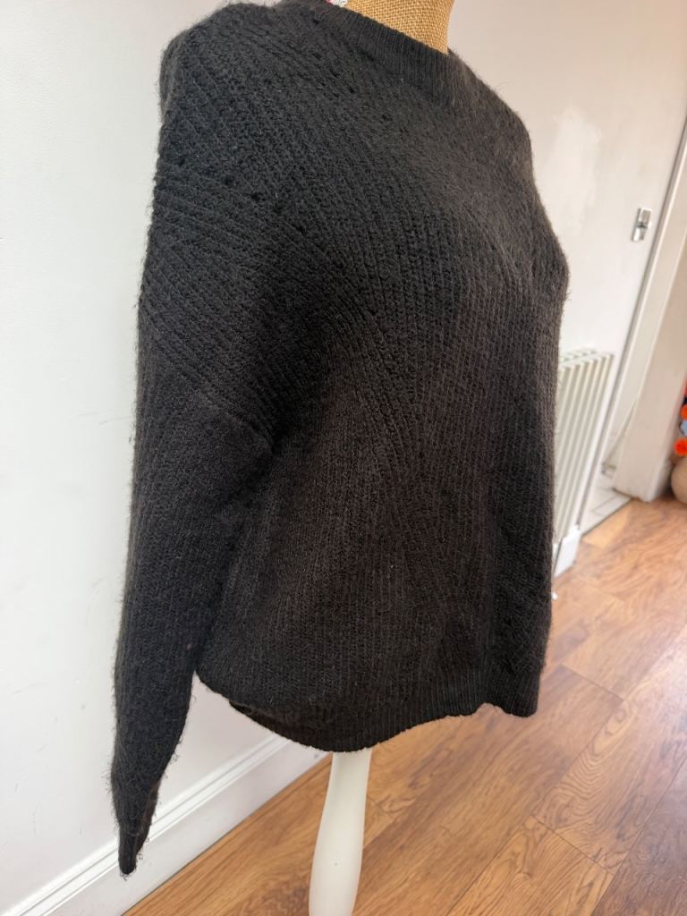 Primark Dark Brown Jumper - Size S, Good Condition