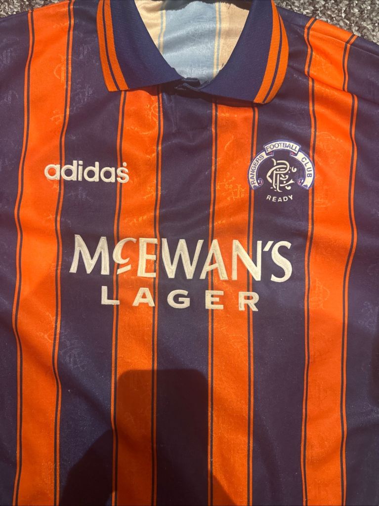 Authentic Rangers 1995 Away Shirt Medium Men’s 