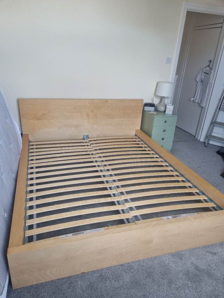 Malm european king size bed