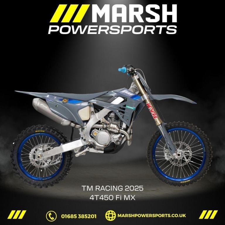 TM RACING 4T 450 Fi MX 2025 Model - TM Racing Main Dealer - Reserve Now!