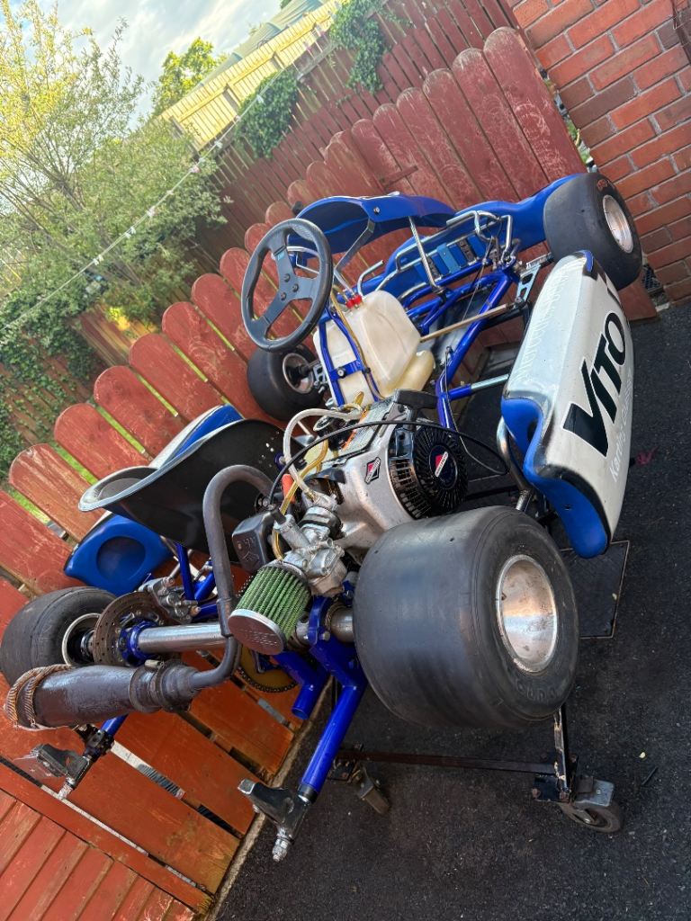 Petrol Race go kart x 2no 