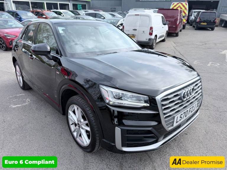 2020 Audi Q2 Black 1.6 TDI S line Euro 6 SUV, 62,264 miles, Automatic S Tronic, Sat nav, ESTATE D...