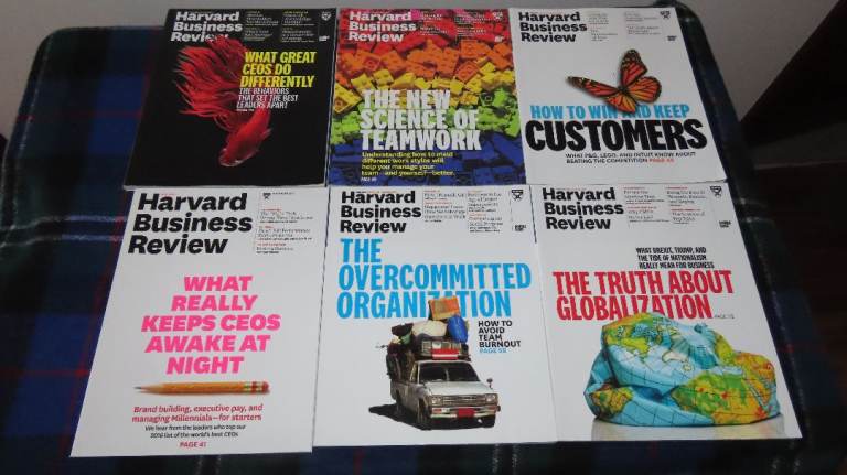 Harvard Business Review Magazine Bundle Professional Strategy Management Academic Research Lot Sale