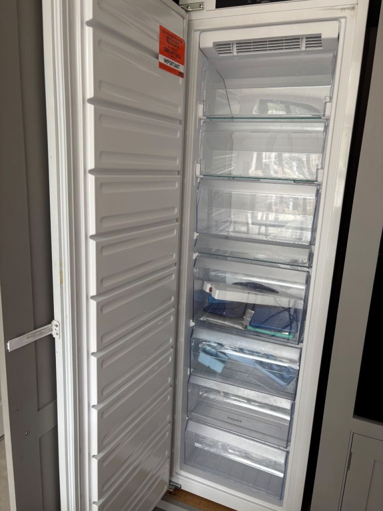 White Tall Freezer with Drawers – Good Condition