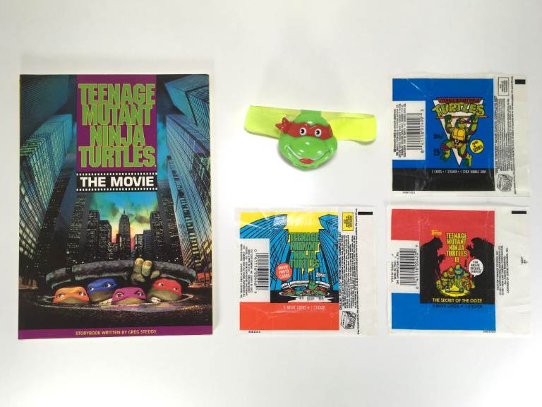 1980s TMNT Teenage Mutant Ninja Turtles Bundle Strapper Snappers - Raphael - TMNT - Wrist Bracelet