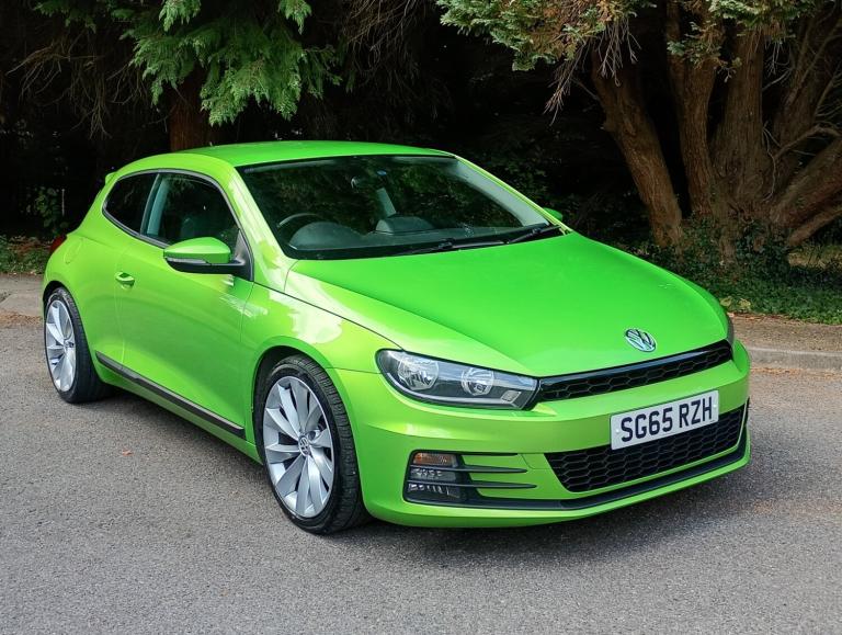 2015 Volkswagen Scirocco 1.4 TSI Bluemotion Finished in Viper Green 75k Miles