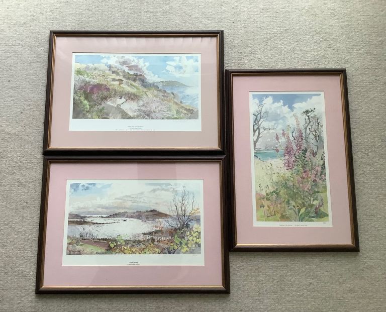 Isles of Scilly Framed Prints by Nan Heath ( 1922-1995) Isles of Scilly Painter