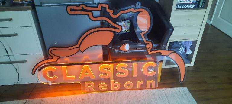 Garage / mancave motorcycle sign
