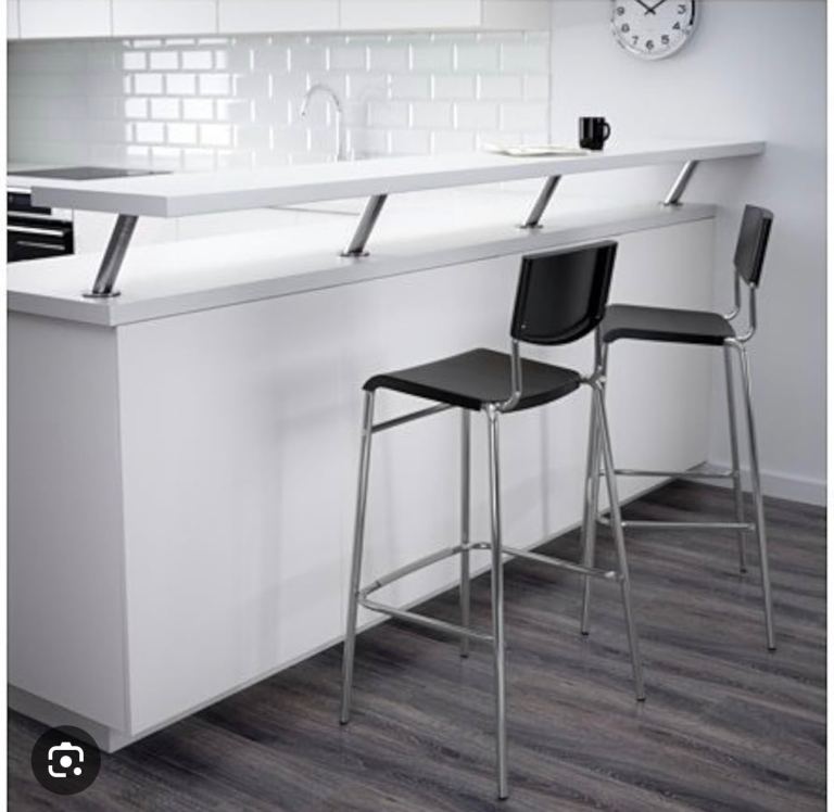 IKEA Stig Bar Stool with backrest