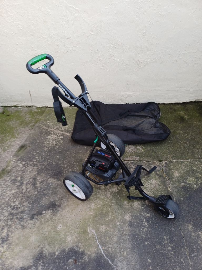 Hillbilly electric trolley+Golf bag