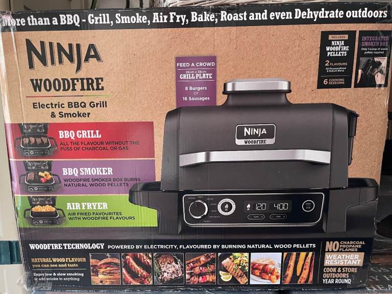 Ninja Woodfire Electric BBQ, Grill & Smoker