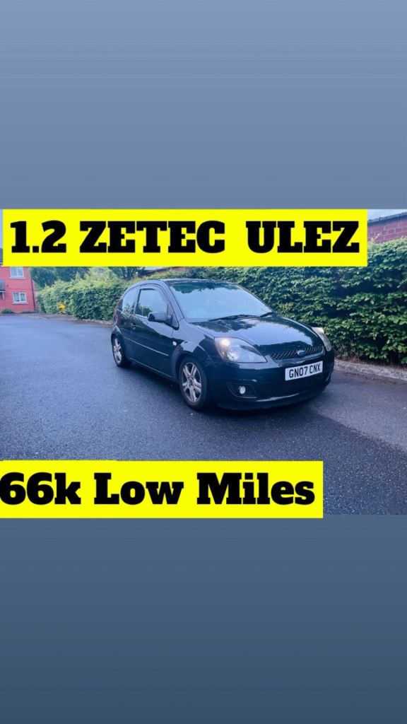 FORD FIESTA 1.2 ZETEC PETROL ULEZ 