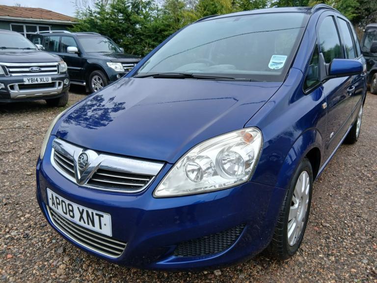 2008 Vauxhall Zafira 1.6i Life 5dr MPV Petrol Manual