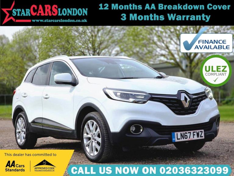 2017 Renault Kadjar 1.2 TCe Dynamique Nav EDC Euro 6 (s/s) 5dr HATCHBACK Petrol Automatic