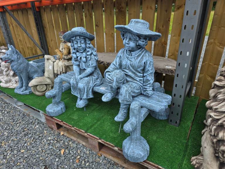 Concrete garden ornaments statues beaches animals 