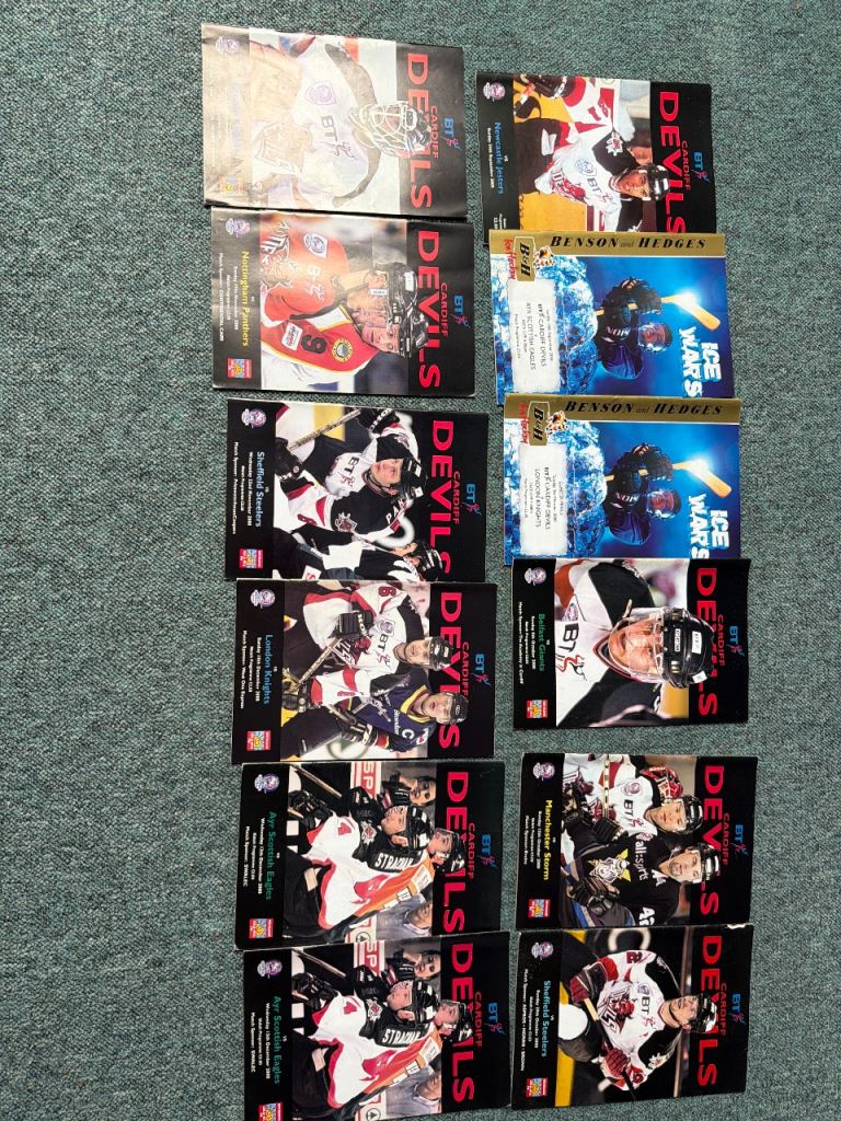 Cardiff devils programmes 