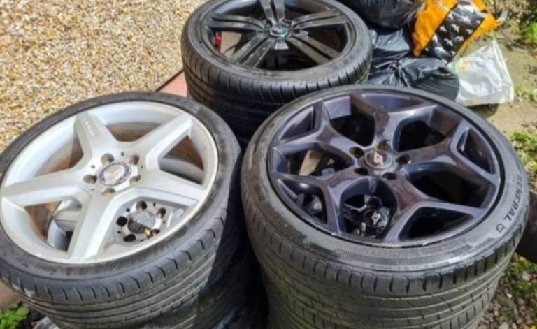 3x sets of 18 inch Alloy wheels (vw, Audi, seat, skoda, Mercedes, Ford fitments)