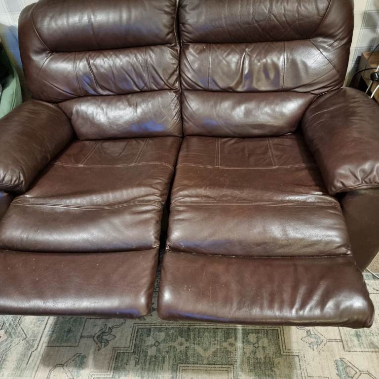 2 X 2 seater electric recliners .