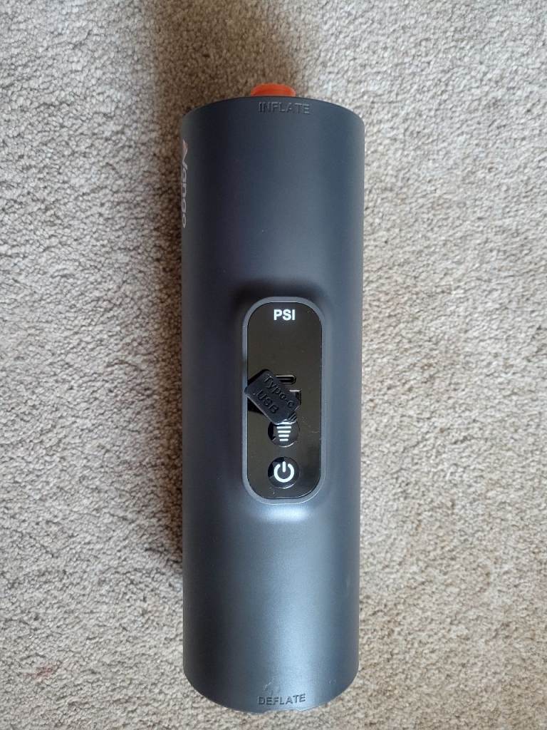 Vango AirBeam Tent Pump – Grey, Like New Condition