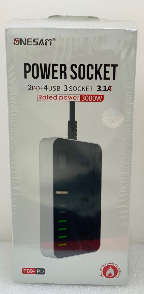 One Sam. Power socket