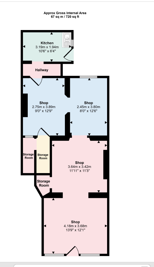 SHOP TO RENT ** ZERO BUSINESS RATES ** £750 PER MONTH RENT