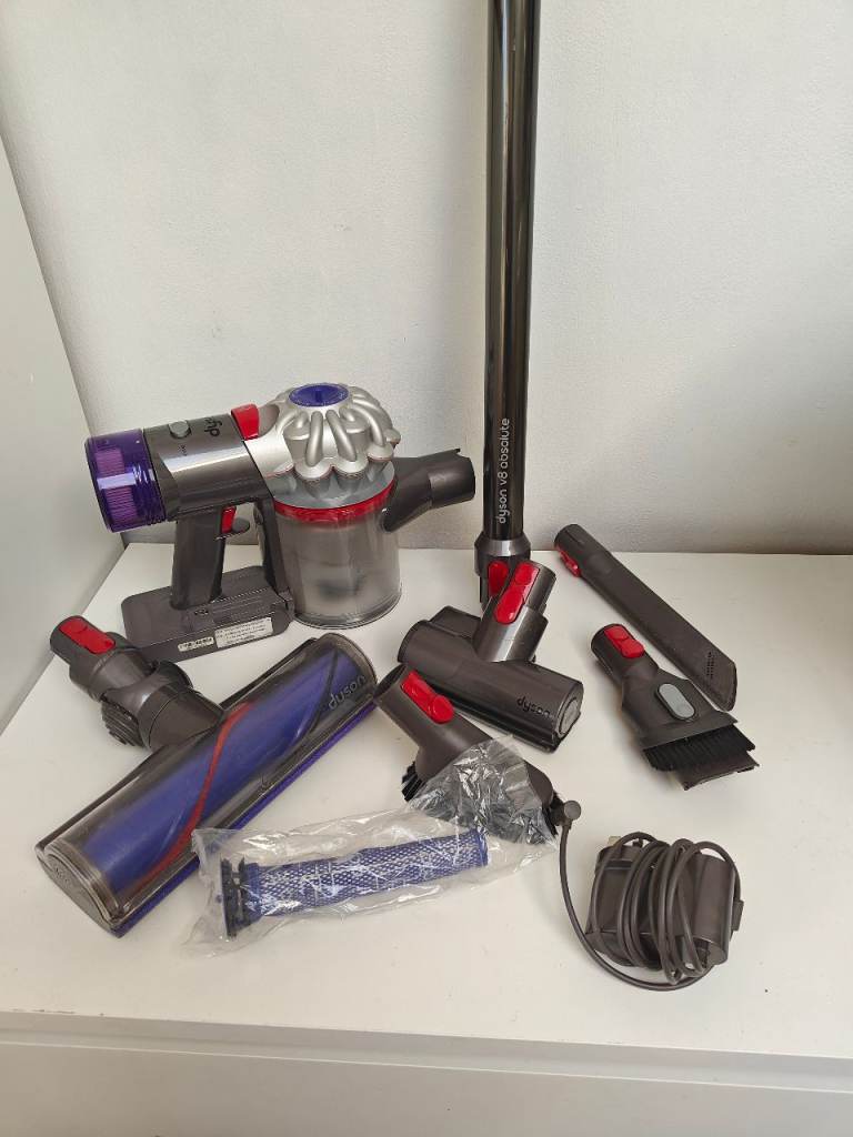 Dyson v8 absolute with good  battery. Clean. Can drop local for extra 