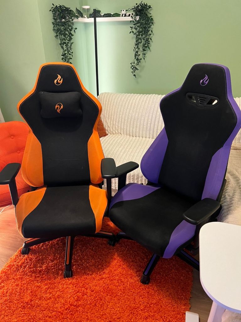 Fabric Gaming chair x2-In great condition 
