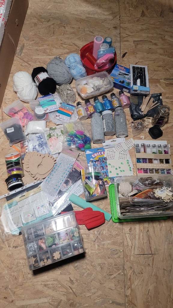 Huge Craft Supplies Bundle - Scrapbooking, Knitting, DIY - Great Condition!