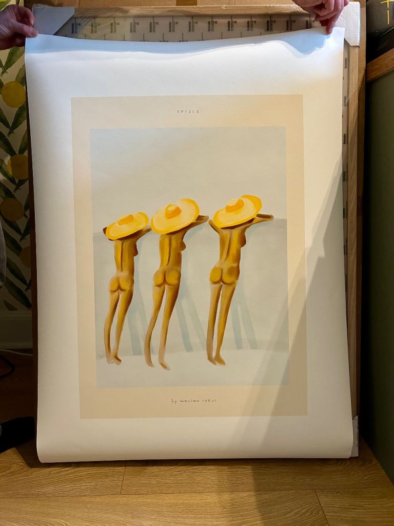 ‘Spying’ Art Print 50x70cm