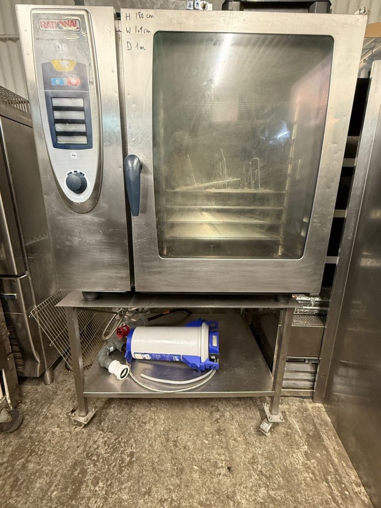 Commercial rational oven 10 grid three phase electric oven with stand on wheels deliver available 